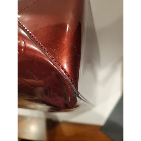 LOUIS VUITTON Wilshire GM Tote Monogram Vernis & Matching Wallet Set - Picture 6 of 16